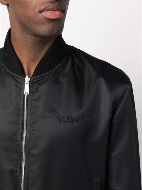 versace classic zipped reversible bomber